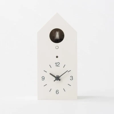 MUJI Reloj Cuco Paloma o Paloma con Luz y Sensor Blanco Japón Foto 1 de 4