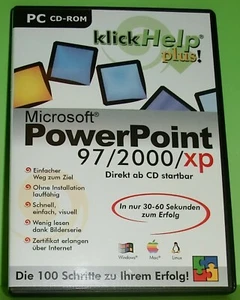 klickHelp plus! - Microsoft PowerPoint 97/2000/XP (PC-Software) PC CD-Rom - Bild 1 von 3