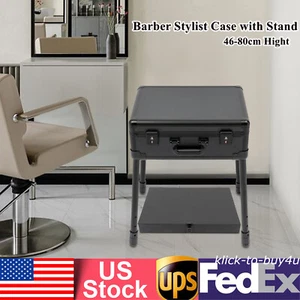 Friseur Stylist Koffer Tragetasche Box mit Ständer Mobile Friseurstation Case - Bild 1 von 23