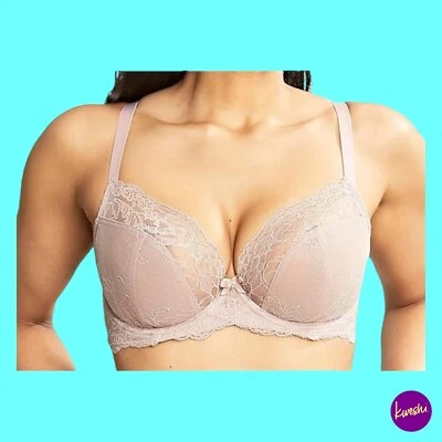 PANACHE Women's Ana Plunge Bra, Lace & Tulle, Vintage, UK 30G (EU 65G, US 30I) - image 1 of 4