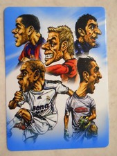 20xx Chinese Post-70 World Soccer Playing Card Caracture Blue U-Pick