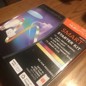EcoSmart Hubspace Smart Starter Kit 6.5’ Strip Light A19 - Picture 1 of 2