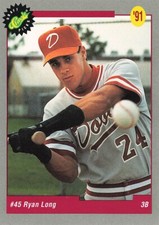 1991 Classic Draft Picks #40 Ryan Long Kansas City Royals