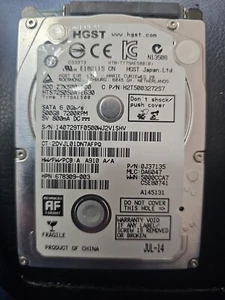 HGST HTB-TT7SAE500 500GB 7200RPM SATA 6Gb/s 2.5-Inch Hard Drive for HP Laptop - Picture 1 of 2