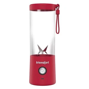 BlendJet 2 Blender, Red, 20 oz Red Turbo Jet Techonology 6-point Stainless Blade - Picture 1 of 8