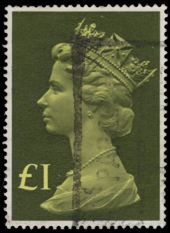 GRAN BRETAÑA MH169 (SG1026) - QEII "1977 Verde Oliva y Amarillo" (pf3329) Foto 1 de 1