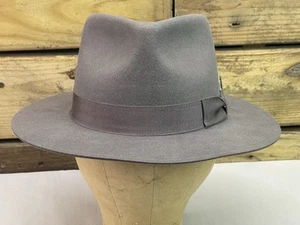 Men’s Gray Felt Fedora Hat from Sundance Catalog - Picture 1 of 24