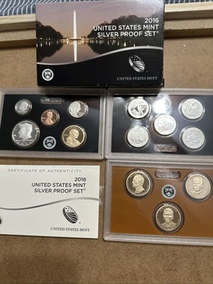 2016 Silver Proof Set U.S. Mint Original Government Packaging - Image 1 of 4
