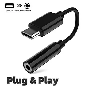 Type C to Aux Headphone Adapter-For Samsung Galaxy S22/S20 FE,USB-C Audio Conver - Picture 1 of 28