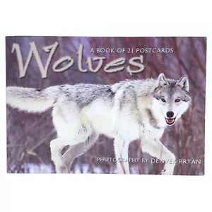 Wolves: A Book of 21 Postcards Photos by Denver Bryan - Used - Very Good - Imagen 1 de 24