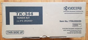 Genuine Kyocera TK-344 BLACK Toner - FS-2020D - 12,000 pages - TK344 - Picture 1 of 1
