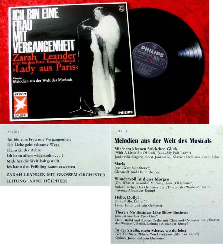 LP Zarah Leander Ich bin eine Frau mit Vergangenheit 19 - Bild 1 von 1
