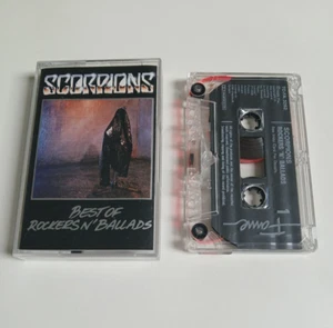 SCORPIONS BEST OF ROCKERS N' BALLADS CASSETTE TAPE EMI FAME UK 1989 - Picture 1 of 1