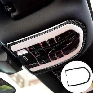 Carbon Fiber Interior Reading Light Frame Trim Cover For Porsche Macan 2014-21 - Bild 1 von 6