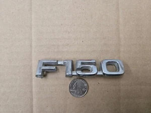 Ford OEM 1980-1986 F-150 Chrome Front Fender Side Emblem Badge E0TB-16B114-B - Bild 1 von 3