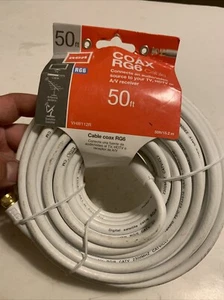 RCA VHW112R 50-ft RG6 Coaxial Cable NOS - Picture 1 of 4