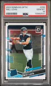 2023 Panini Donruss Optic #298 Will Levis Rookie RC PSA 10 - Bild 1 von 2