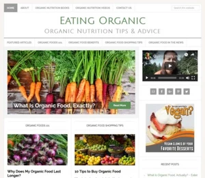 * ORGANIC FOODS * turnkey website business for sale with AUTO UPDATING CONTENT! - Picture 1 of 4