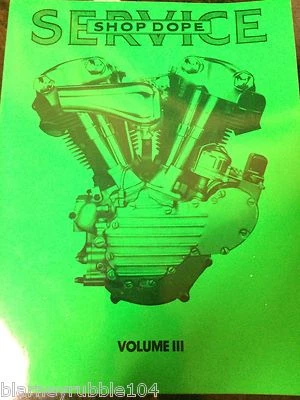 Harley Shop Dope Vol 3 服务手册 1941 - 1956 Knucklehead Panhead K 悍马 — 第 1/2 张图片