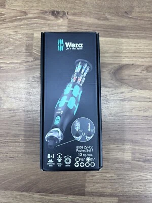 Wera 8009 Zyklop Pocket Set 1" 12pc