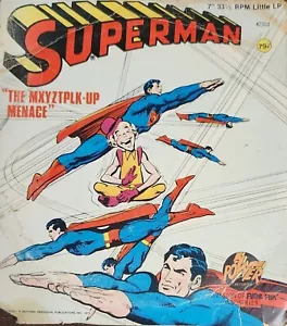 Superman 33 1/3 Schallplatte -7" - Neal Adams #2304 1975 - Power Records - Bild 1 von 3
