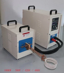 100KW High Frequency Induction Heater Melting Heating Furnace 380V/420V / 480V - Picture 1 of 6
