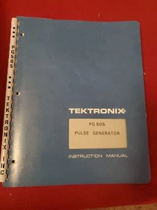 Tektronix PG 505 Pulse Generator Instruction Manual B18 - Picture 1 of 7