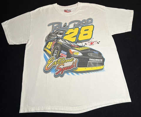 Vintage Ricky Rudd  #28 Nascar Racing Shirt Cover