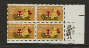 US Scott #1940 Zip Block Fine/Very Fine MNH Cat. Value $1.65 #298 - Picture 1 of 1