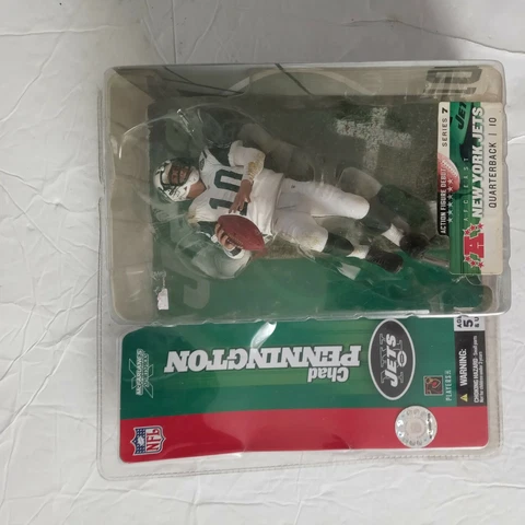 Chad Pennington New York Jets McFarlane Series 7 Action Figure New package wear Cover