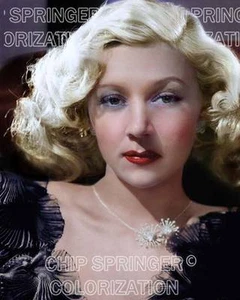 GLORIA GRAHAME CLOSEUP PORTRAIT #1 BEAUTIFUL COLOR PHOTO BY CHIP SPRINGER - Picture 1 of 1