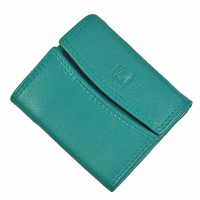 Minibörse kleine Geldbörse Echt Leder Portemonnaie Geldbeutel Börse Damenbörse - Bild 1 von 4