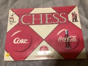 Coca Cola Coke Chess Set Game Collector's Edition 2002 Holiday Christmas Sealed - Picture 1 of 2