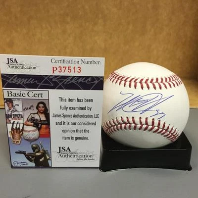 MATT HARVEY NEW YORK METS M.L. SIGNED BASEBALL JSA # P37513 - Image 1 of 3