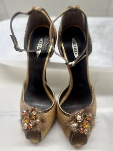 LE SILLA WEDGE PLATFORM SHOES SIZE 37.5| US 7-7.5 - Picture 1 of 12