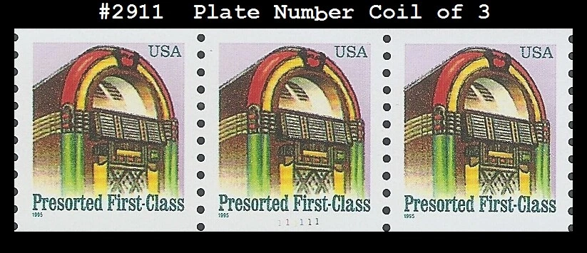 USA4 #2911 MNH PNC3 Pl #111111 Juke Box (BEP) - Image 1 of 1