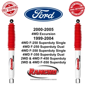 Rancho RS5000 Front Steering Damper Pair For Excursion / F-250 / 350 / 450 / 550 - Picture 1 of 11
