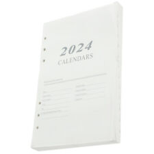 2024 Daily Planner Refill A5 Notebook 180 Sheets Portable Academic Notepad-HG