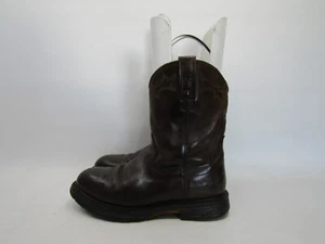 Botas vaqueras Ariat para hombre talla 9,5 D cuero marrón punta compuesta - Imagen 1 de 10