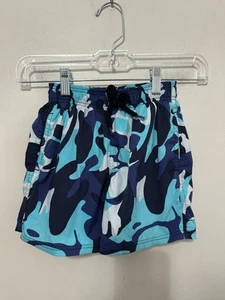 VILEBREQUIN Blue Camouflage Swim Shorts Kid’s Size 6 Trunk - Picture 1 of 10