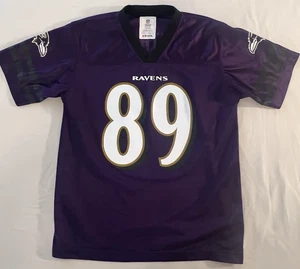 Nike Baltimore Ravens #89 Smith Sr Youth Jersey Size Large 12-14 Purple - Picture 1 of 7