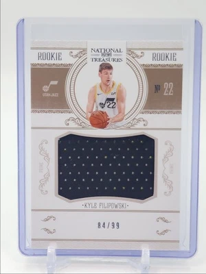 KYLE FILIPOWSKI 2024-25 PLAYOFF NATIONAL TREASURES ROOKIE PATCH RC /99 Q4935 - Image 1 of 2