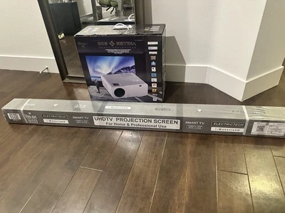 Proyectores inteligentes Eos Retina serie 1 con pantalla de proyector Electrictech Foto 1 de 3