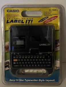 CASIO EZ - Label Printer LABEL IT! KL-750B with User Guide “NEW” - Picture 1 of 6