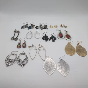 Konvolut 13 Ohrringe Modeschmuck - Bild 1 von 15
