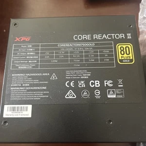 XPG Core Reactor II 750W 80 Plus Gold Power Supply - Afbeelding 1 van 4