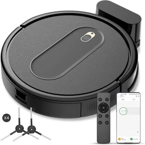 Robot Vacuum, 100 Mins Runtime, Slim, Quiet, Automatic Robotic Vacuum Cleaner - Picture 1 of 8