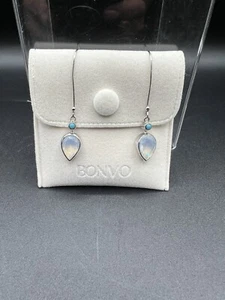 BONVO Custom Handmade .925 Solid Sterling Silver Drop Earrings Mothers Day Gift! - Picture 1 of 7