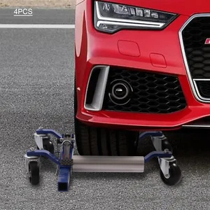 Juego de 2 Piezas Rueda de Coche Dolly Master Set con Rueda de Trinquete 1300lb Capacidad EE. UU. - Imagen 1 de 7