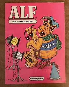 VTG 1987 ALF Goes To Hollywood Coloring Book - Picture 1 of 7